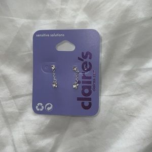Brand new Claire’s star earrings